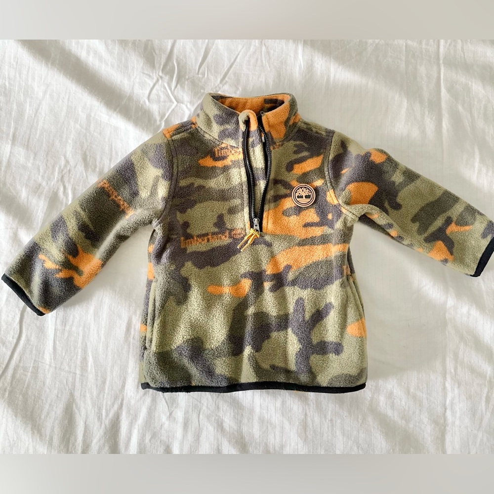 Timberland fleece sweater size 12mos